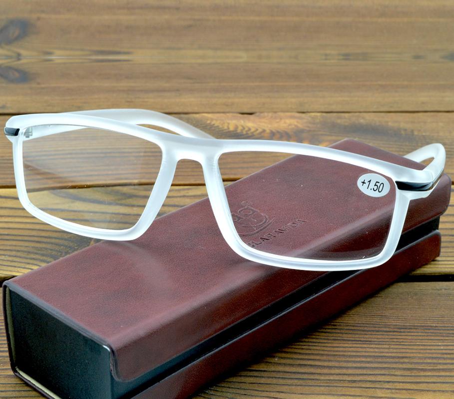 

Sunglasses White And Black Color Sporty Comfortable Contact Reading Glasses For Men Women 0.75 1 1.25 1.5 1.75 2 2.5 To 4Sunglasses