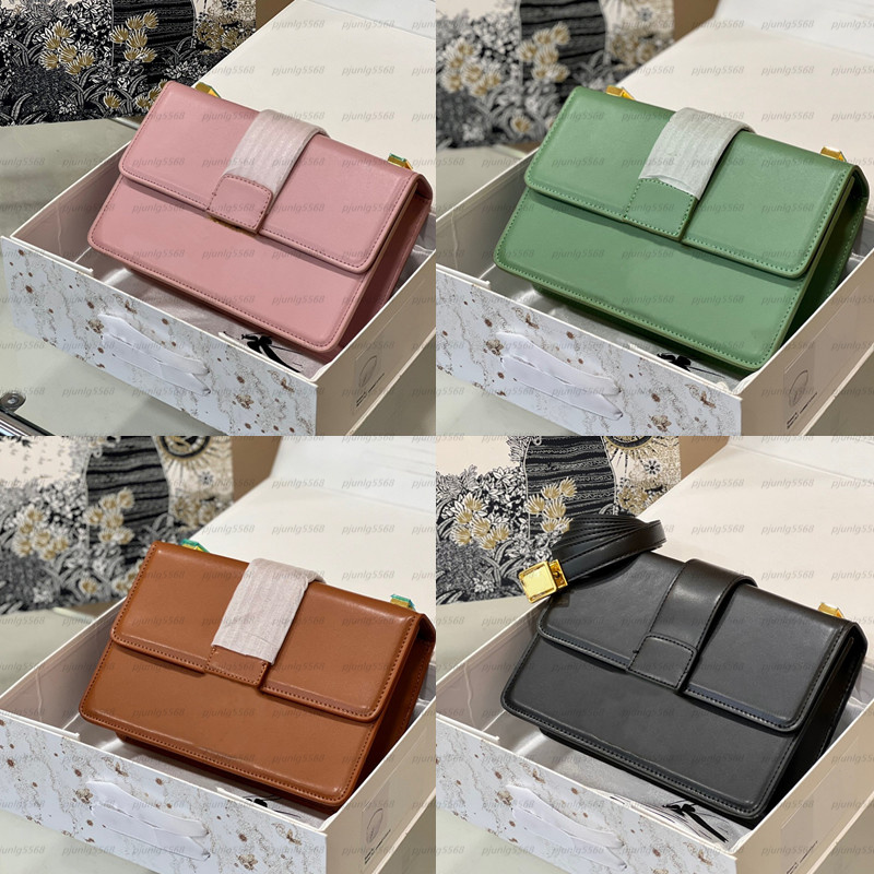 

5A Leather Flip handbag D saddle bag high quality real belt shoulder strap wallet designer bag magnetic metal shoulder bag women's Cross shoulder Wallets, Box