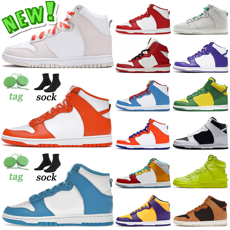 

Hot 2022 Designer High Running Shoes Skate First Use Pack White Orange Syracuse Laser Blue Chicago Varsity Purple Doraemon All Love Mens Women Sneakers Trainers 36-45, B47 atlas lost at sea 40-46