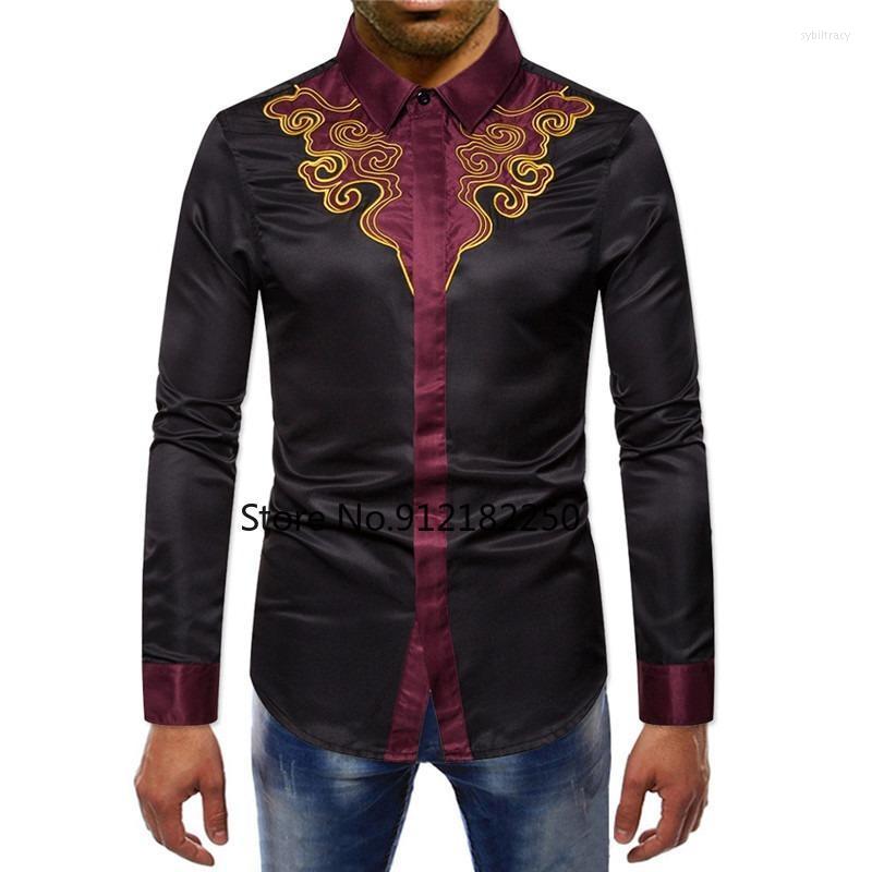 

Men' Dress Shirts Mens Casual Button Down 2022 Spring Autumn Slim Fit Long Sleeve Shirt Men Business Social Chemise HommeMen' Sybi22, As picture show