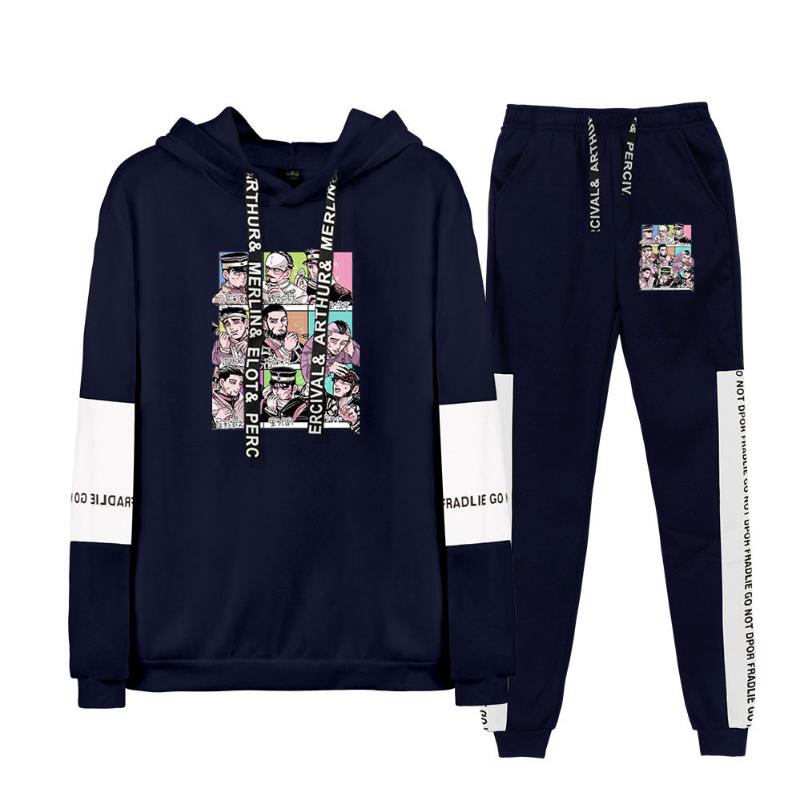 

Men's Tracksuits Japan Anime Golden Kamuy Men's Sportswear Sets Casual Tracksuit Two Piece Set Top And Pants Sweat Suit Male Sporting Su, 019