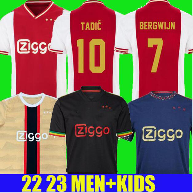 

TADIC 21 22 23 Bob Marley ajaxs Soccer Jersey fans player version BERGHUIS HALLER BERGWIJN KLAASSEN home away 2022 2023 football shirts men kids kit 3rd uniforms, 22/23 home