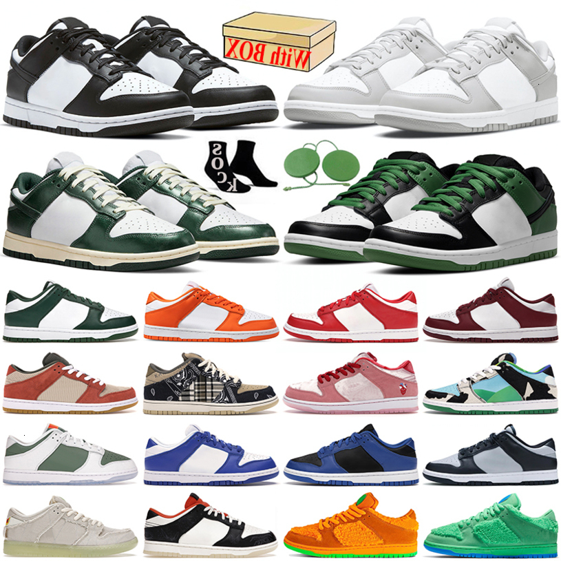 

TopQuality S.B Dvnk Men Women Designers Sneakers Panda Unc Casual Shoes White Black Vintage Green Mens Womens Outdoor Sports Trainers, 10