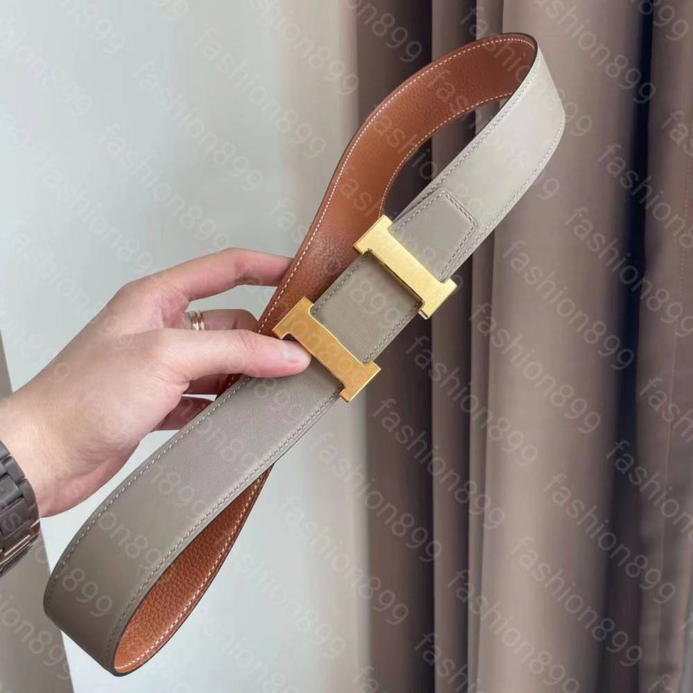 

Fashion belts for men and women designers top Togo leather men's reversible belt luxury accessories, Customize