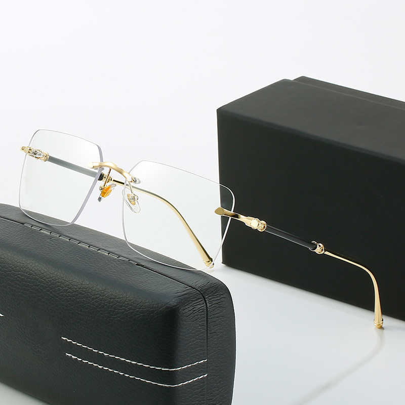 

New Hot square sunglass frames luxury MABACH man 24K Plating Gradient blue Optical Eyeglasses Noble Scarce eyewear Italy designer women unisex with box wholesale