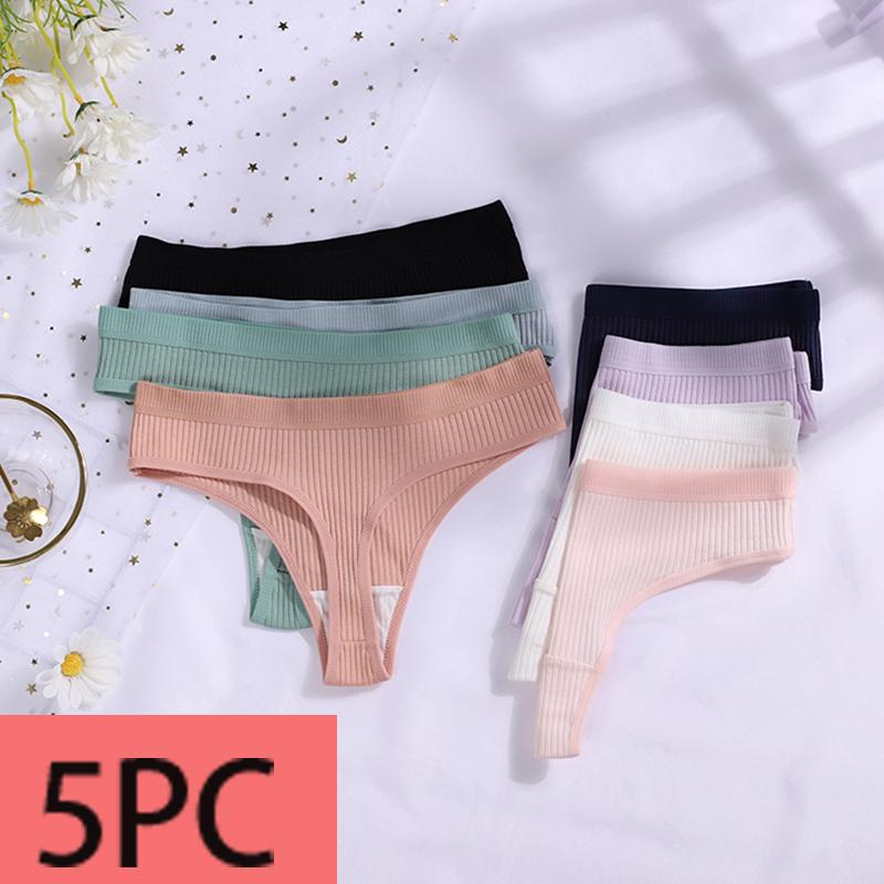 

Women's Panties Sexy Thongs Women Thin G-String Female Cute Seamless Underpants Intimate Underwear Low Wasit Lingerie 2022Women's, Black