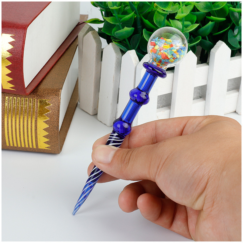 

Glass Dab Tool Smoking Pipes Confetti DabTool Accessories for Wax Oil Rigs Water Hookahs Bong