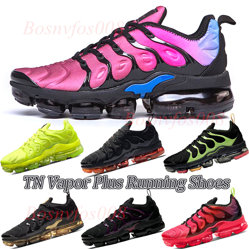 

designer running shoes tn plus men max for vapor triple black white University Blue Tennis Ball Midnight Navy Grape sports sneakers trainers