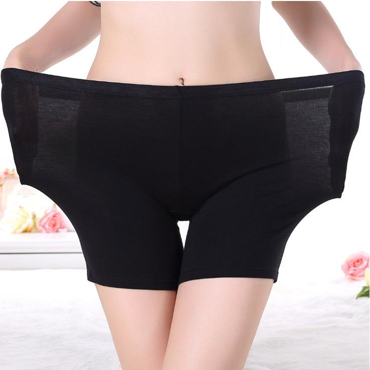 

Women's Panties Safety Shorts Pants Plus Size Boxer Under Skirt With Pockets Thigh Chafing Lace, Random style