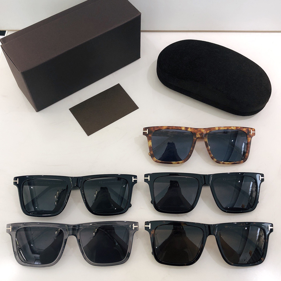 

Designer Sunglasses 2022 Spring Ftival New Tf906 Sunglass Large Frame Square Sunglass for Men and Women High Quality