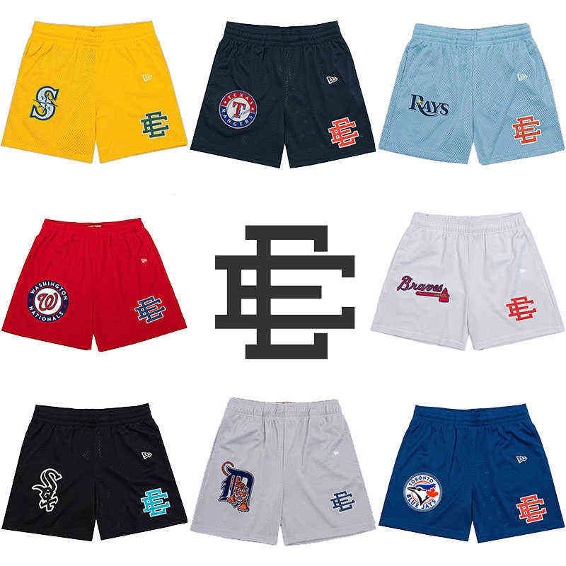 

Eric Emanuel EE Basic Shorts Baseball World Series Specific 2022 Men's Casual shorts Fitness Sports Summer Gym Workout Mesh Pant G220409, Navy blue t