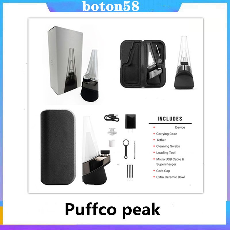 

Puffco peak Handheld Smart Desktop Electronic Dab Rig E-cigarette Kits 0268191, Black