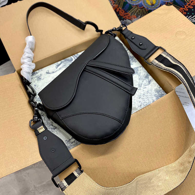 

Designer handbag Designers Women Matte Leather 2 Straps Handbag & Crossbody Girls Saddle Luxurys Bags High Quality Fashion Style 4 Colors, Box