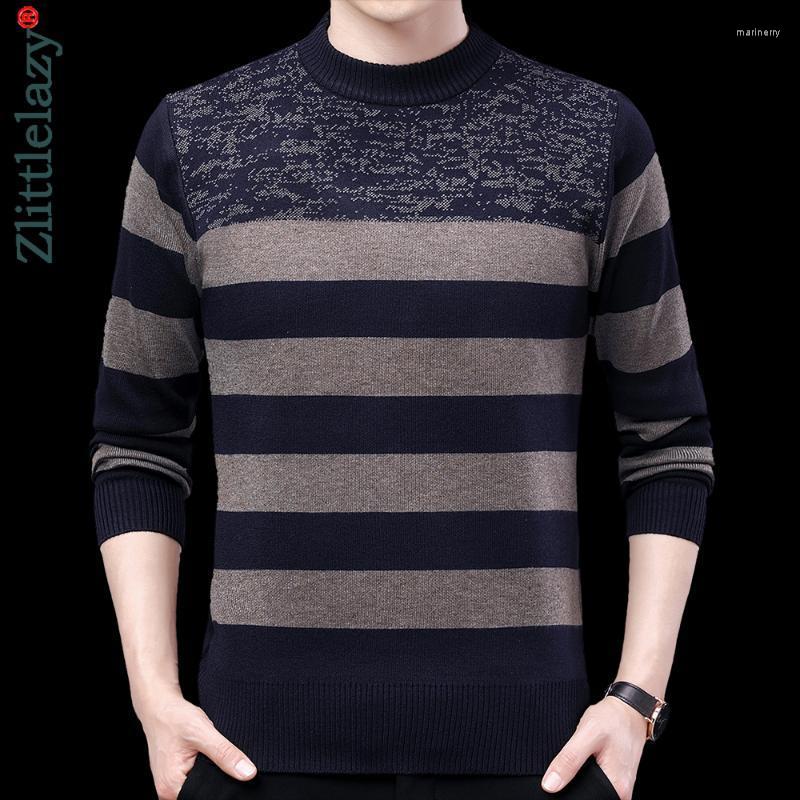 

Men's Sweaters Fashion Striped Pullovers Knitted Sweater Men Clothing Thick Winter Warm Mens Clothes Christmas Sweatshirts 1130Men's Mari22, Red