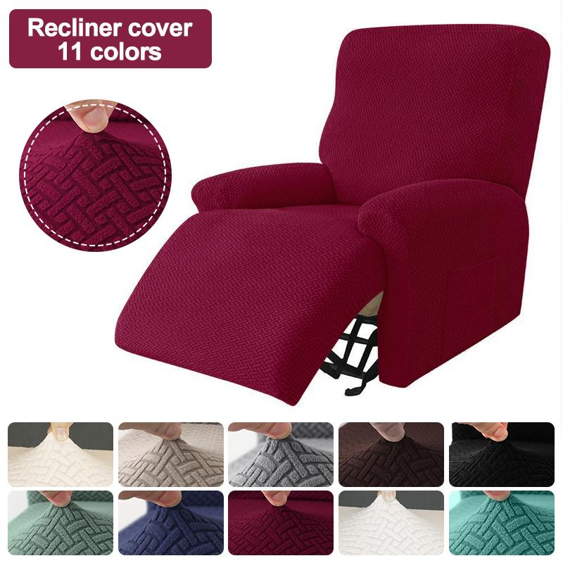 Chair Covers Jacquard Stretch Split Chivas Recliner Cover Large Protective In 11 Colors-image-760568932