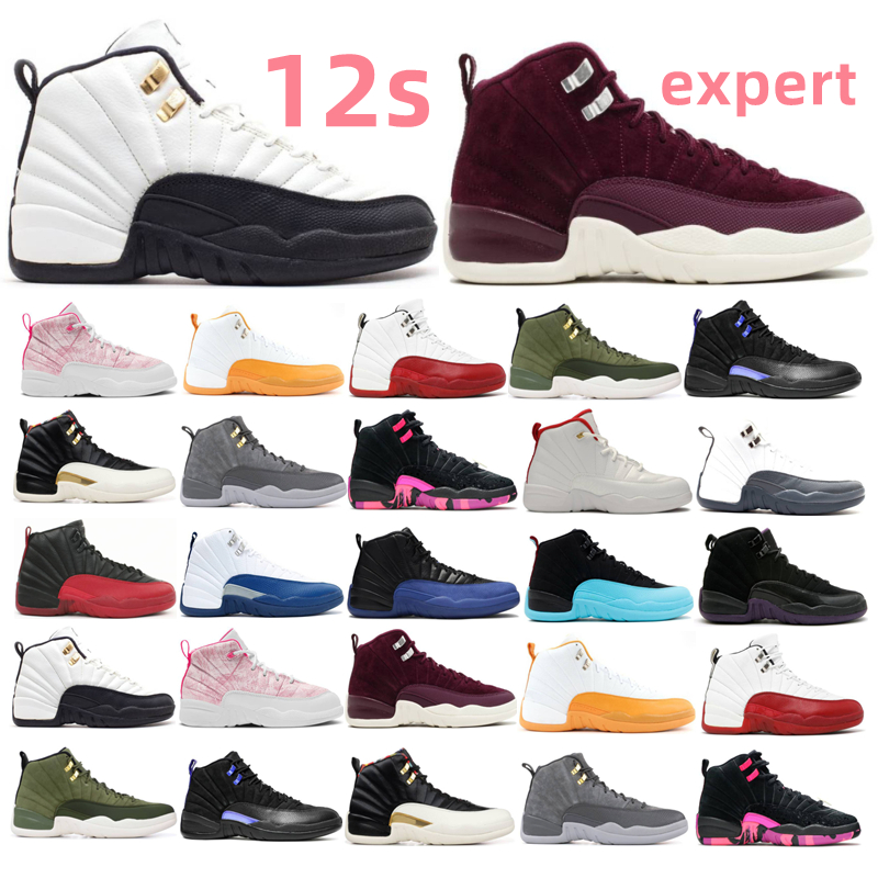 

2022 Top Quality basketball shoes 12s 12 Playoffs Royalty Taxi Utility Grind Cool Grey Bred Concord Legend blue Bright Citrus men sneakers, Box