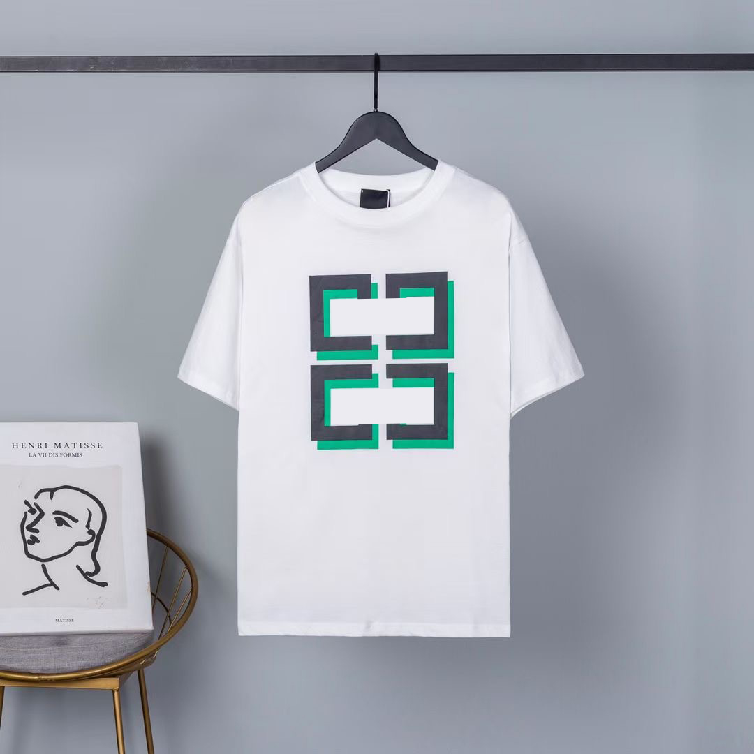 

2022 High quality T shirt cotton short-sleeved fashion men and women short T-shirt couple models printed short T-Shirts, Customize