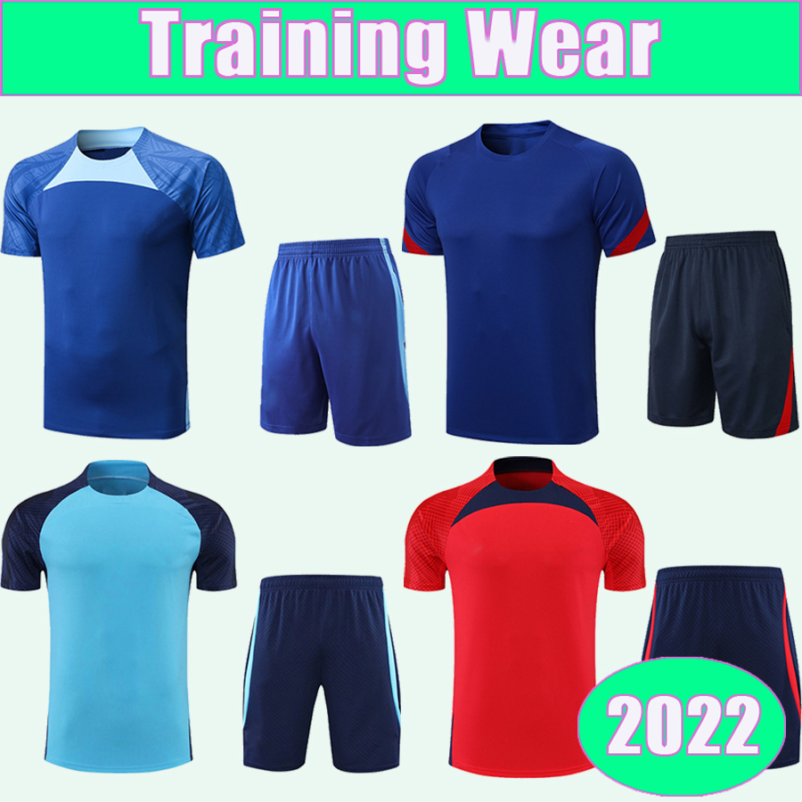 

2022 JOAO FELIX Training Wear Short Sleeve Kit Soccer Jersey GRIEZMANN KOKE SUAREZ M. LLORENTE CARRASCO R. DE PAUL J.M GIMENEZ Football Shirts Uniforms, D632# 2022 top blue