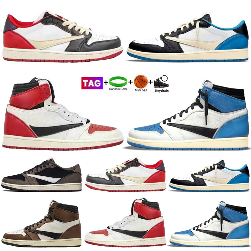 

Mens Womens Casual Shoes Sports Off Jumpman 1 White Mca Fragment Black Muslin Sail University Blue Sneakers Trainers Eur 36-46, Color 1