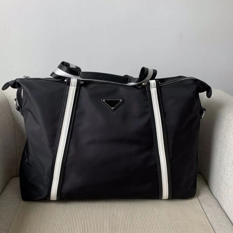 2022 new fashion women travel Bag Men Duffle bags Crossbody handbags luggage handbag large capacity sport bag delivery lock key tag 45CM-image-761633936