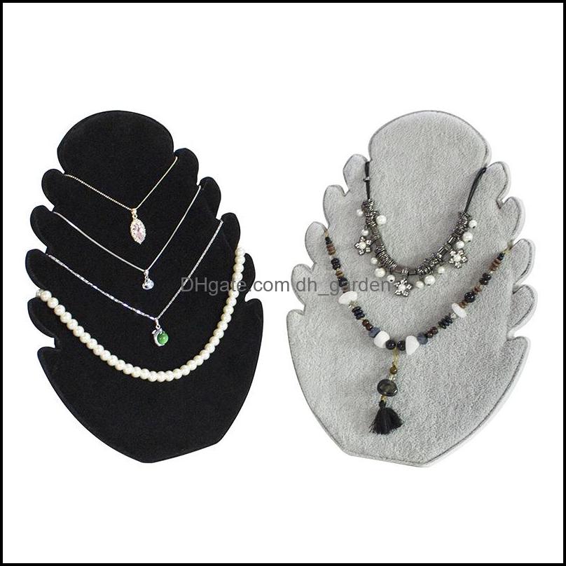 

Jewelry Stand Packaging Display Necklace Veet Chain Holder Tray Organizer Show Rack Accessories 440 H1 Drop Delivery 2021 Mnoyf