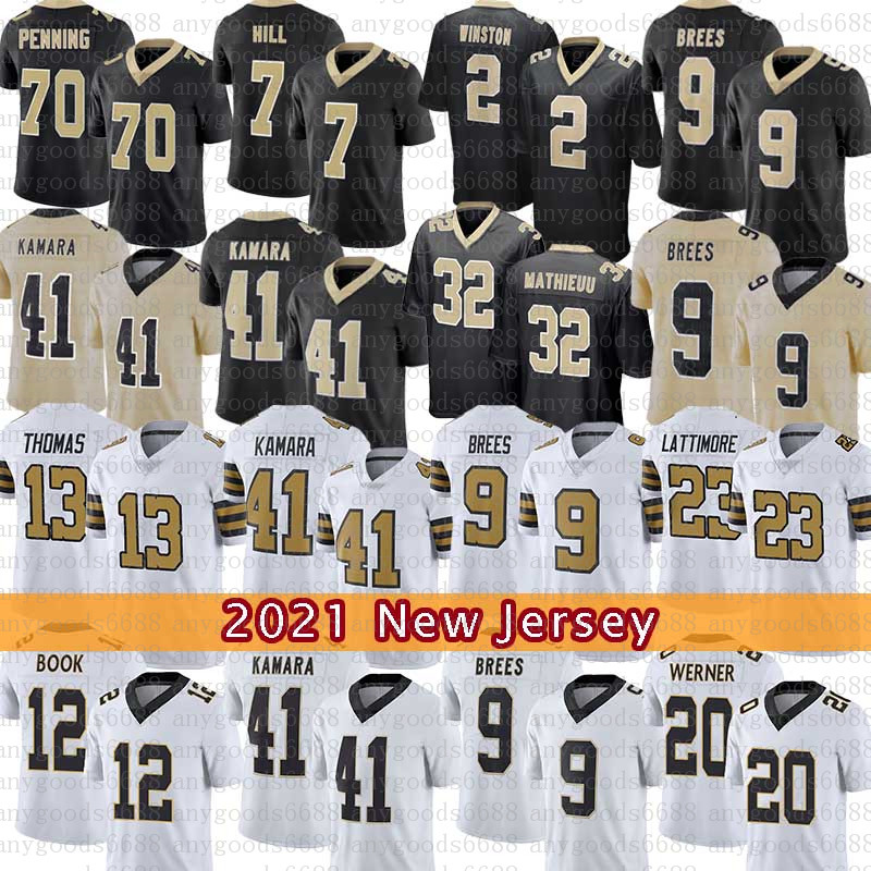 

Mens Alvin Kamara Jersey Football Tyrann Mathieu Chris Olave Jameis Winston Drew Brees Marshon Lattimore Cameron Michael Thomas Taysom Hill Demario Davis Penning, Mens-shengtu
