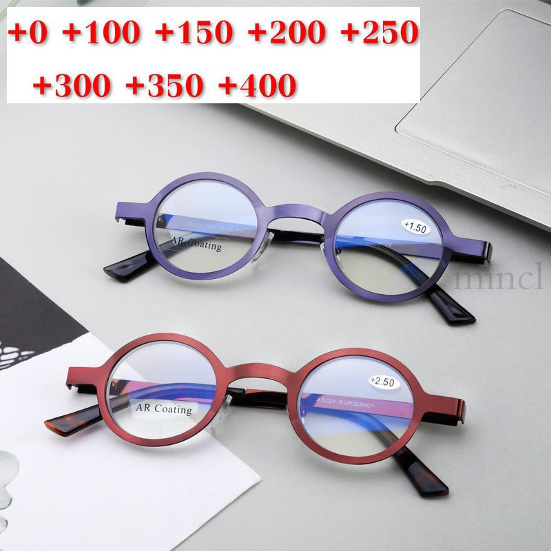 

Sunglasses Ultralight Blue Light Blocking Reading Glasses Small Frame Round Presbyopia Eyeglasses Hyperopia Eyewear With0... 4.0 Unisex NXSu