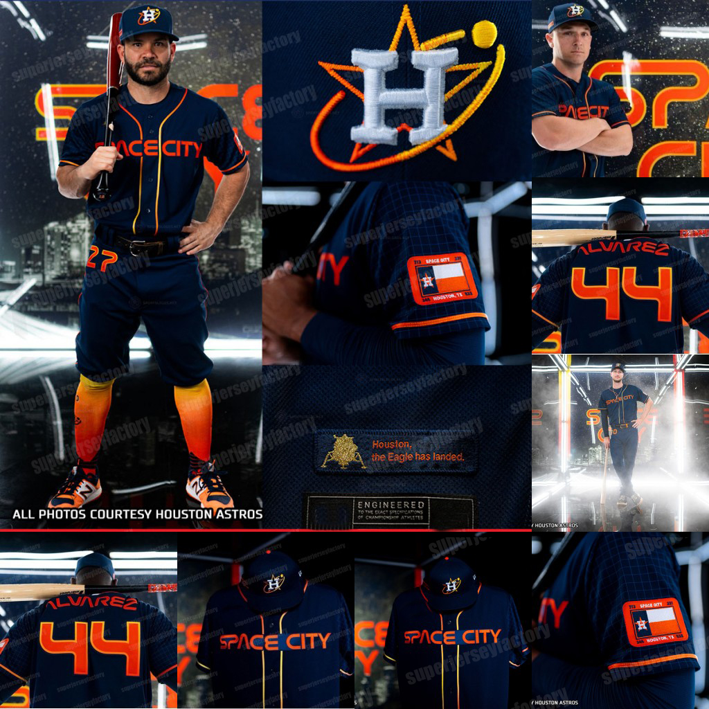 

Astros 2022 Space City Connect Jersey Houston Jose Altuve Yuli Gurriel Michael Brantley Alex Bregman Justin Verlander Yordan Alvarez Aledmys Diaz Jose Siri Kyle, Navy youth s-xl