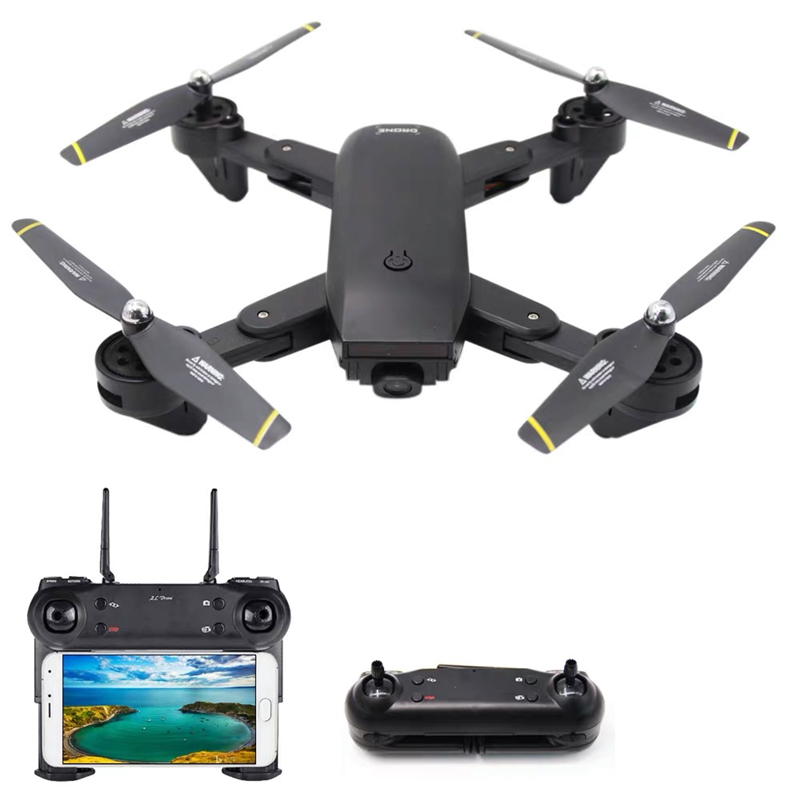 

DM107S Intelligent Uav Drones With 4k Camera Fold Optical Flow 1080P Dual Camera Height Hold Wifi RC Foldable Quadcopter Dron Toy wholesale, 720p+ single camera + color box