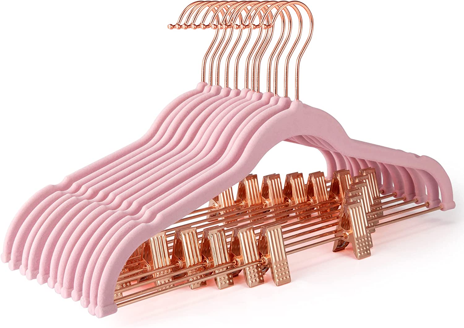 

Nobemall Durable Suit Hangers for Space Saving Non-Slip for Skirts