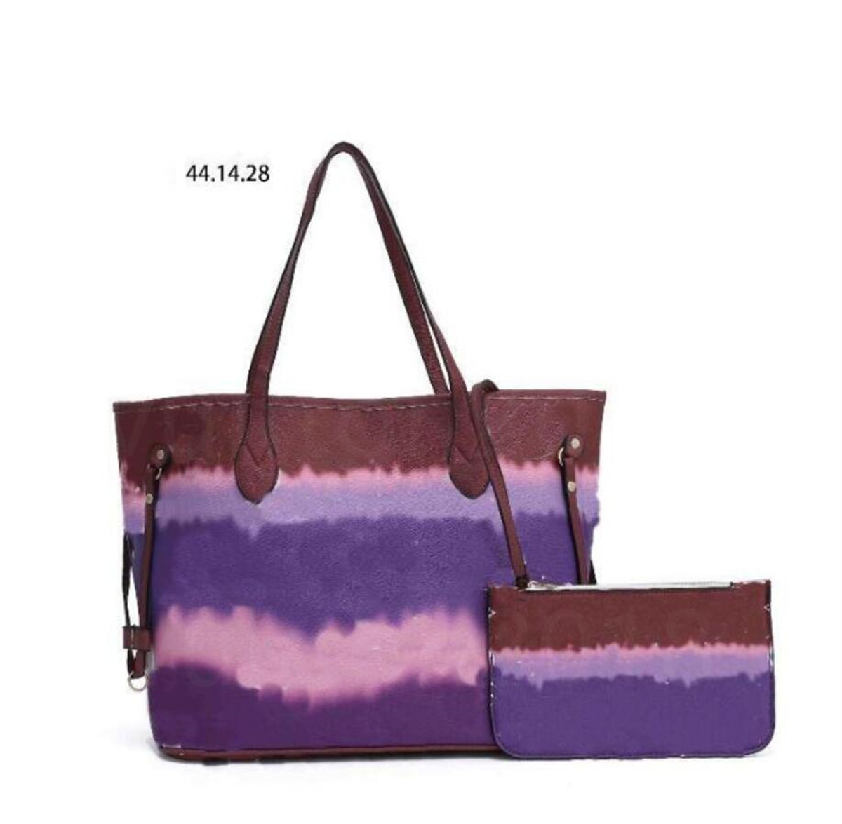 

2pcs/set women Shoulder crossbody bags Female leather Designer handbag clutch messenger Shopping Bag louis vuitton lv wallet 2022, Pink