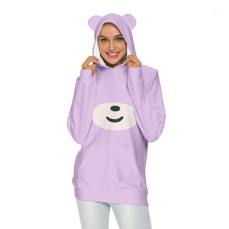 

Winter Adult Womens Hoodies Casual Long Sleeve Tops Ladies Fashionable Lovely Print Pullover Sweatshirt Blouse Fast Women's & Sweatshirts, Beige