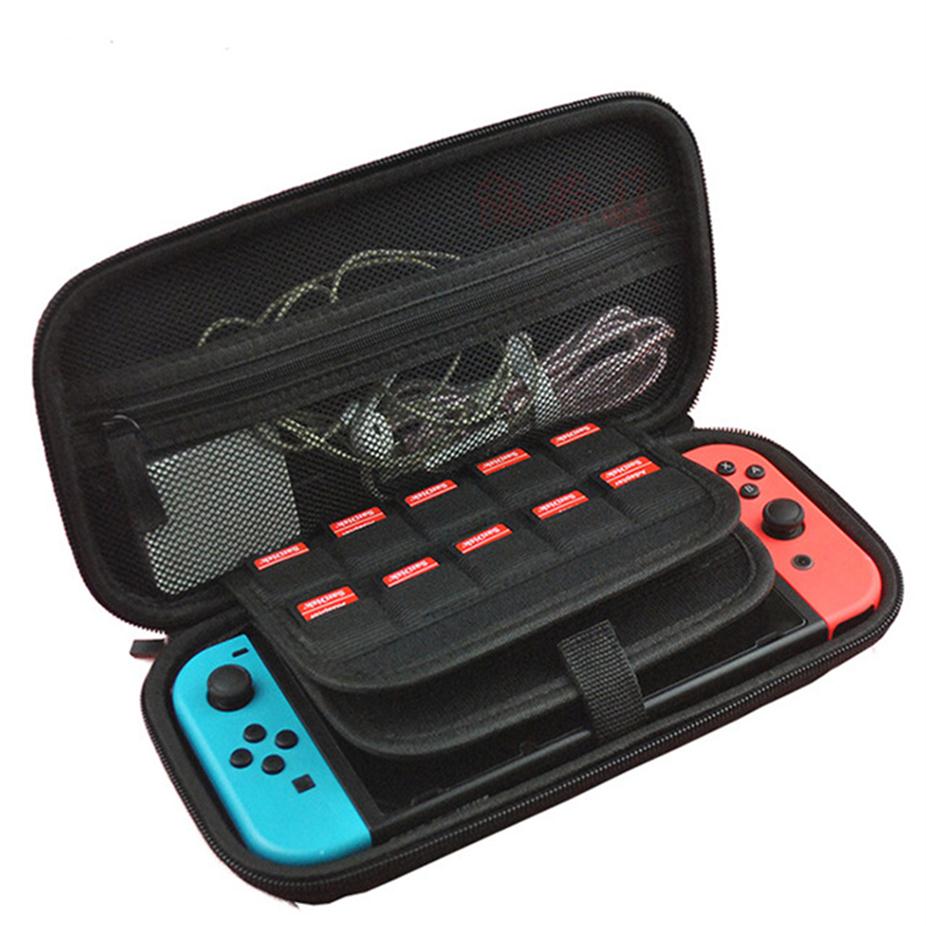 

For Nintendo Switch Console Case Durable Game Card Storage NS Bags Carrying Cases Hard EVA Bag shells Portable Protective Pouch2173