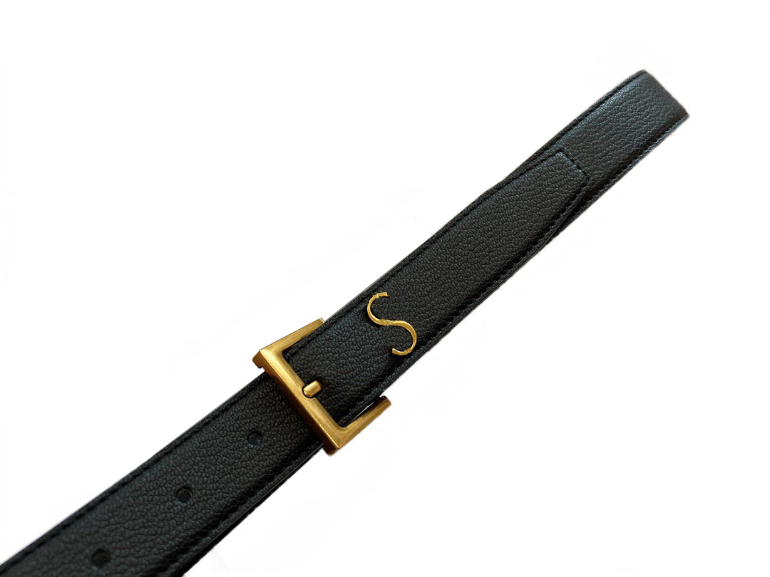 

5A Top Fashion Black Gold Silver Letter Buckle Belt Men's Women's Vintage Girls Skinny Belts Jeans Pants Dresses Gifts with Boxes