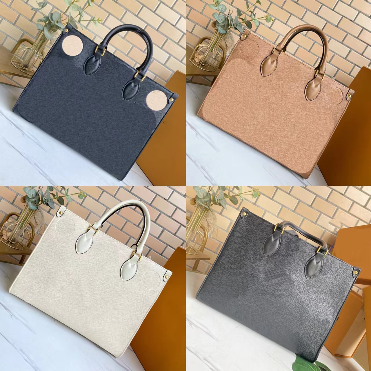 

Top Quality Large Capacity Shopping Bag Letter flower pattern Women Handbags Purses Designer Shoulder Bags Casual Tote Lady Fashion cross body shoulderbag 35cm