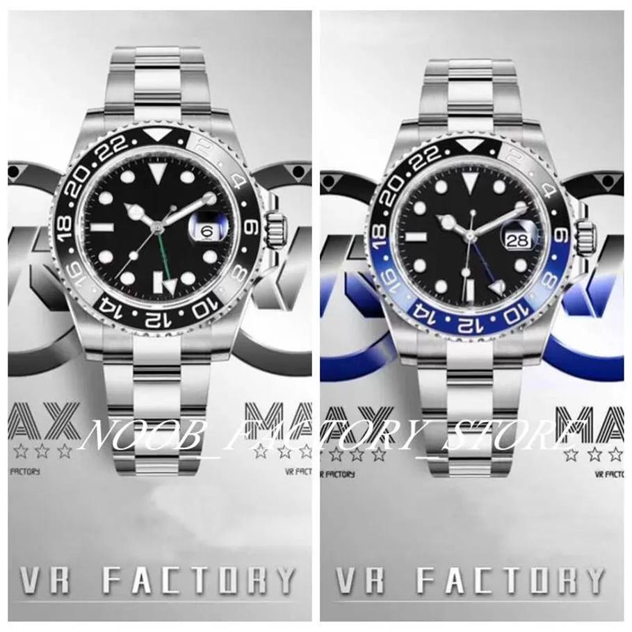 

VRF Factory s Watch of Men 40MM Super 904L Steel Christmas Gift Automatic Cal 3186 Movement Black Blue Ceramic Bezel Super Lu215V, 01