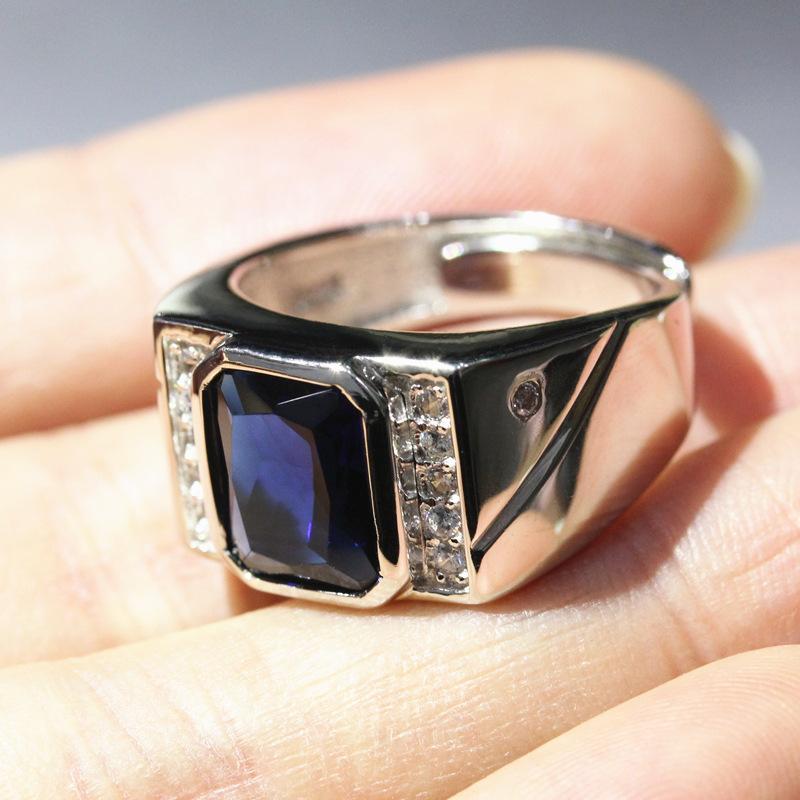 

Cluster Rings Real S925 Sterling Silver Men And Women Korean Fashion RingCluster