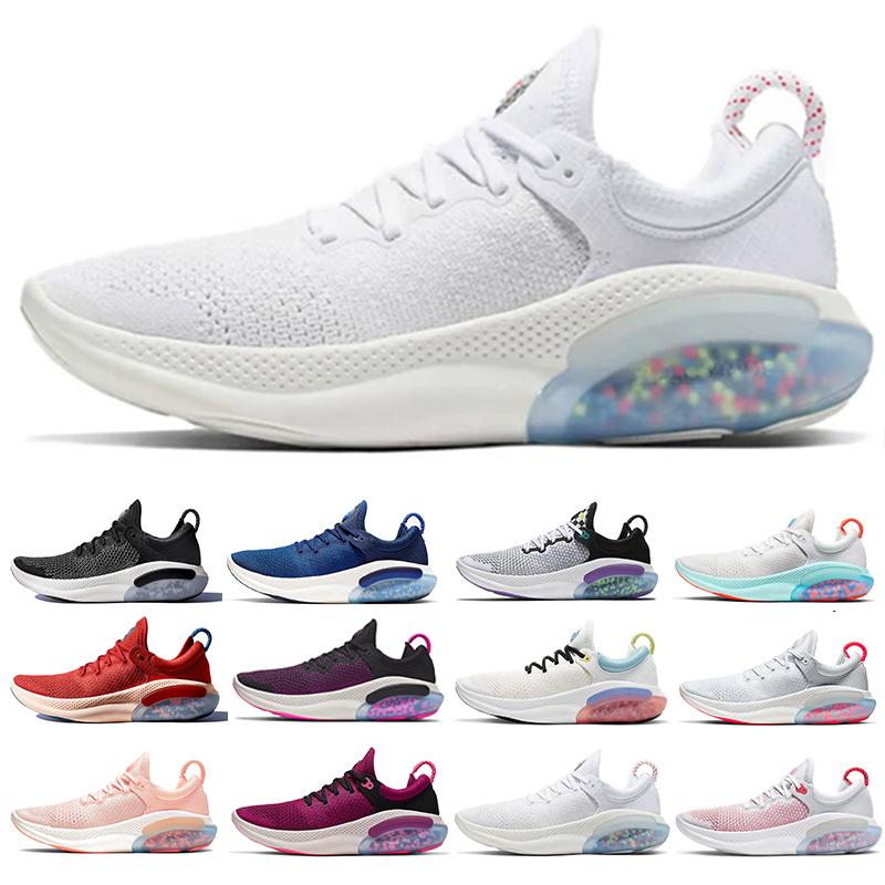 

2021 Mens Running Shoes Summit White Light Silver Noir Platinum Tint Racer Blue University Red Sunset Oreo Joyride men women trainers sports sneakers, 23