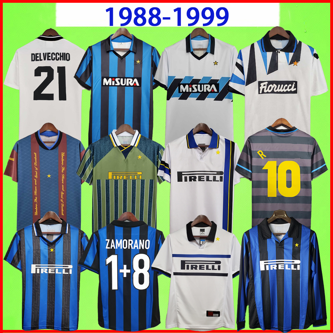 

Retro soccer jersey inter 88 89 90 91 92 93 94 95 96 97 98 99 football shirt SIMEONE MILANS Vintage Maglia da calcio 1988 1990 1991 1992 1993 1994 1995 1996 1997 1998 1999