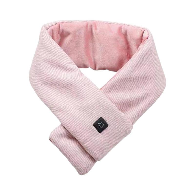 

Bandanas USB Heated Scarf With 3-Speed Temperature Control Smart Electric Heating Massage Warm For Women And Men Neck Pad Release