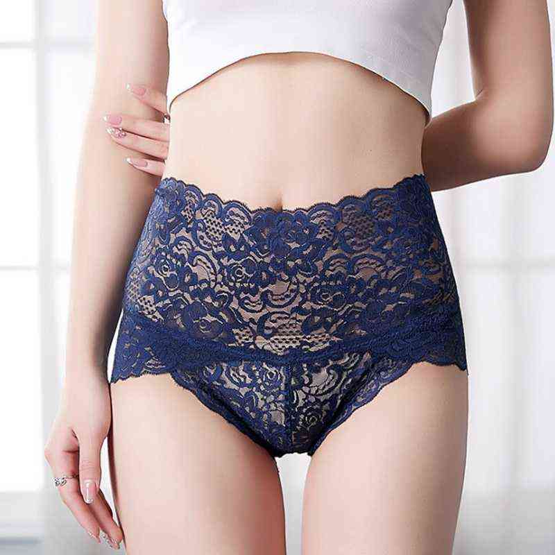 

8PCS Ladies Underwear Seamless High Waist Abdomen In Hip Lift Lace Sexy Elasticity Large Size Transparent female underwear T220810, Mix color