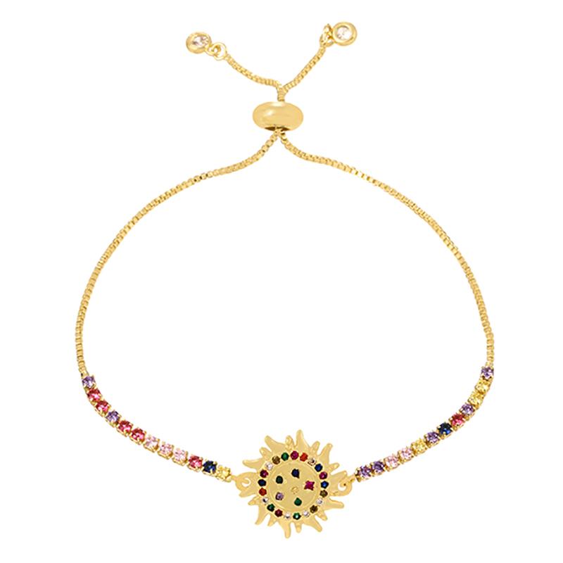 

Link, Chain ZHINI Simple Geometric Round Metal Pendant Bracelets For Women Ethnic Red Weaving Adjustable Bangle Statement Jewelry