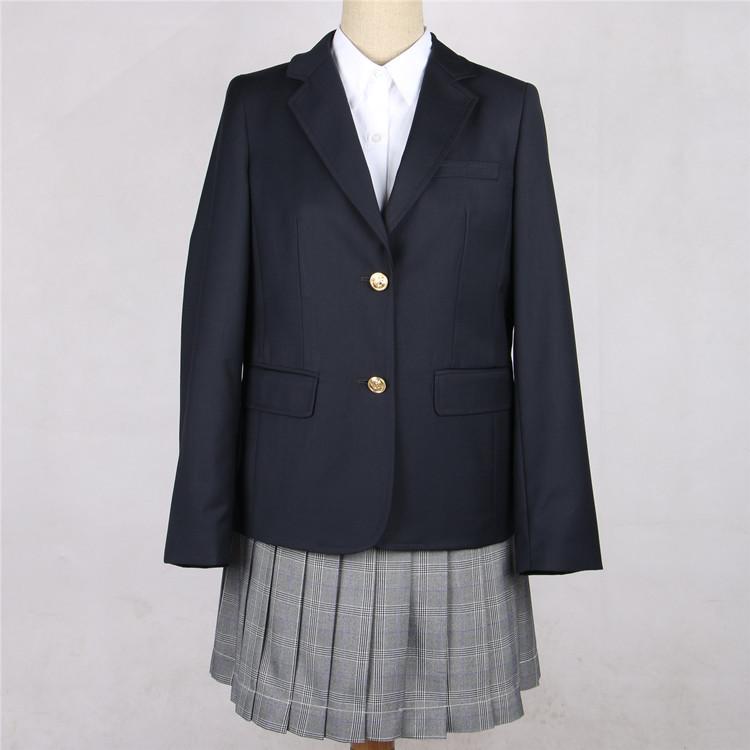 

Clothing Sets Japanese Korea School Uniforms Students Dress Coat Adult Women JK Uniform Sailor Suit Jacket For Girls Anime Form SuitsClothin, Black