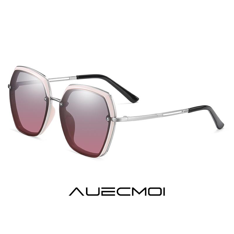 

Sunglasses Designer Fashion Elegant Polarized Women Vintage Big Frame Mirror Sun Glasses For Female UV400 EyewearSunglassesSunglasses