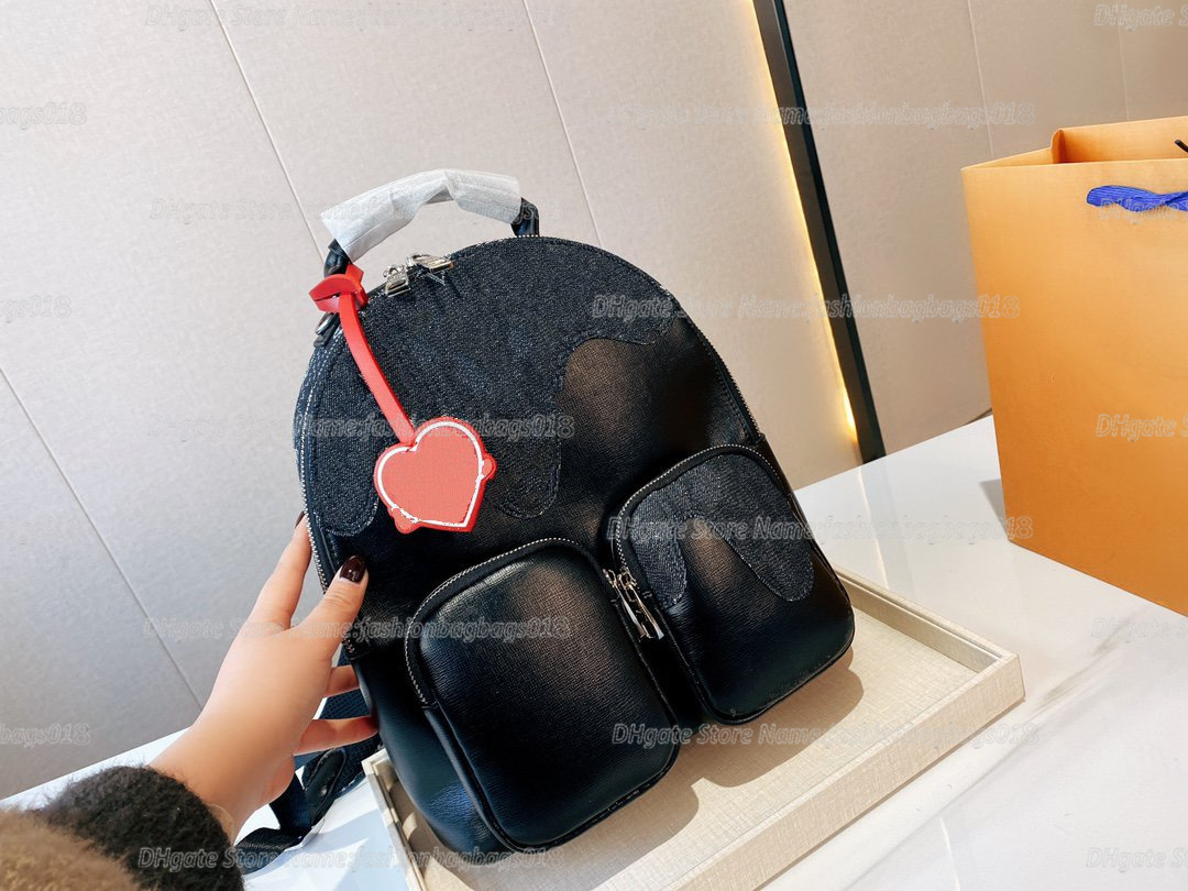 

2022 Women's Bags Backpack original Monograms Taurillon Genuine Leather MULTIPOCKET Designer Brand Backpack Big Size Bag Embossing Handbag Vintage Backp