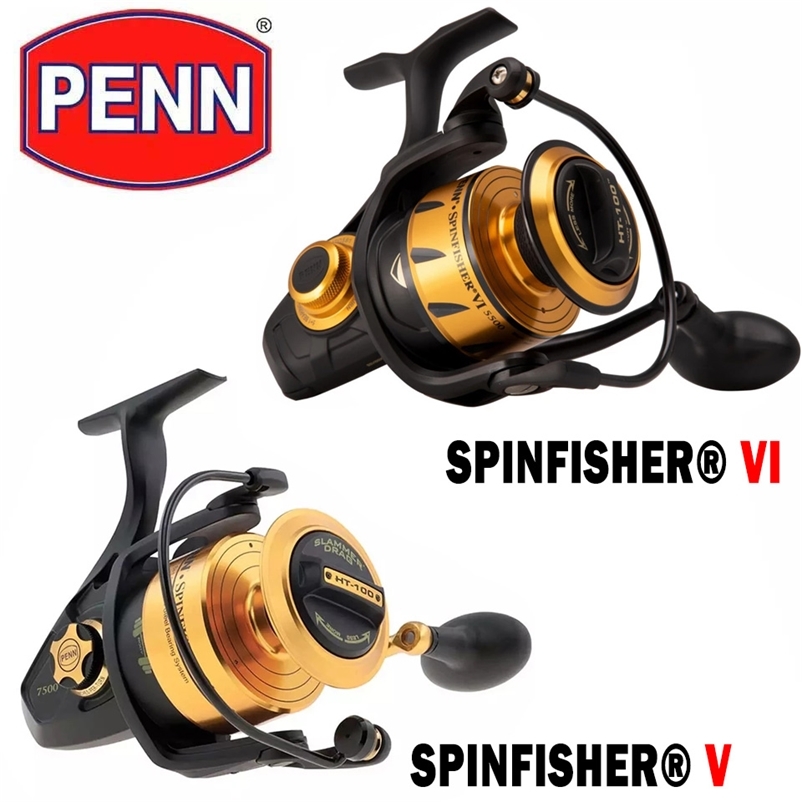 

PENN SSV/SSVI Fishing reel 7500/9500/10500 Corrosion protection Seawater spinning wheel Max 13kg 4.7:1/4.2:1 Sea Spinning Reel 220514