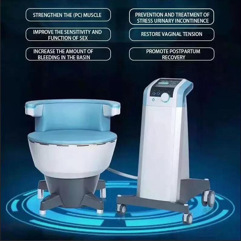 Nouvelle arrivée réparation de muscles du sol pelvien construit stimulation minceur sculpte EM-chair pour l'incontinence à la miction fréquente s