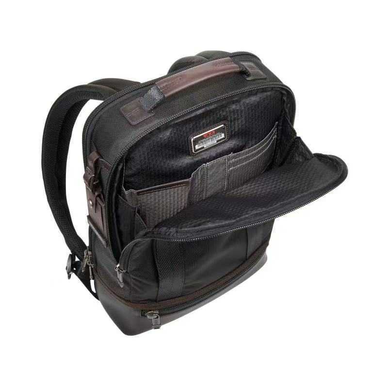 

Bag TUMI Canvas Ballistic nylon 117D3 Outdoor travel bag Fashion leisure waterproof with UBS port for men and women, Black