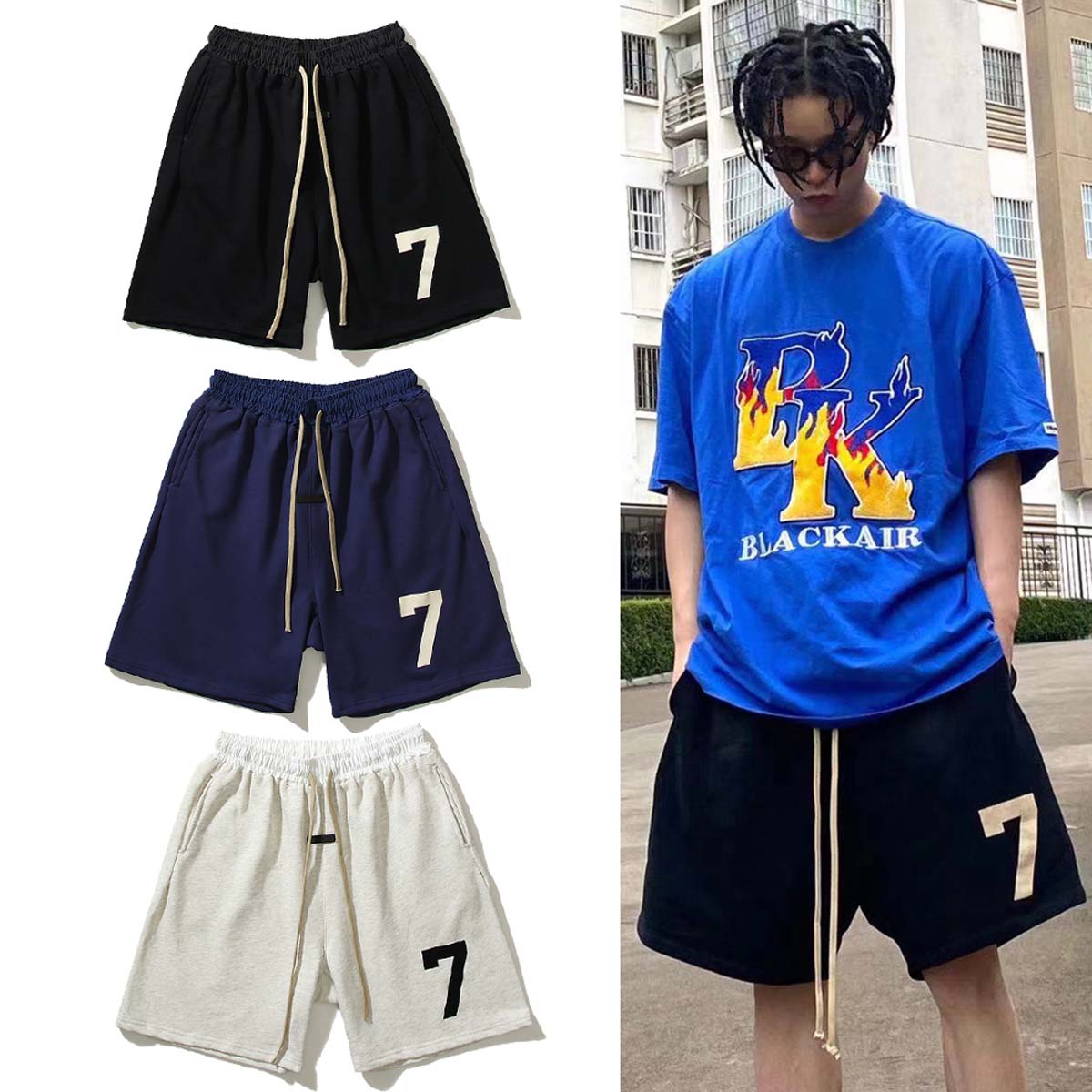 

Mens new fashion Shorts Solid Color Track Pant Casual Couples Joggers Pants High Street Shorts for Man Reflective Short Womens Hip Hop Streetwear Size M-XXXL