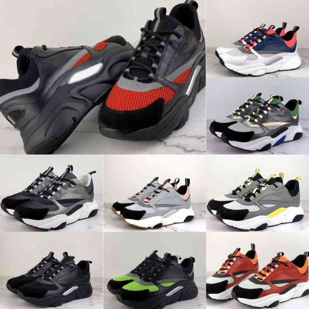 

2022 3D reflective canvas and calfskin leisure from Europe Trendy fashion sports B22 men technical casual shoes 5WK3